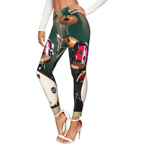 Leggings de jazz para mujer mallas elásticas opacas estampadas en negro y blanco para diario
