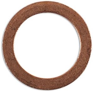 Connect Workshop Consumables 36781.0 Sump Plug Washer Copper, 12 x 17 x 1.5 mm, Set of 10