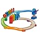 HABA 305347 - Kullerbü - Kugelbahn Kringel-Domino, Kugelbahn aus Holz mit Kringelbahn und Dominotreppe, Holzspielzeug ab 2 Jahren
