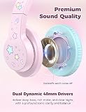iClever HS19 Kids Headphones for School, Over-Ear for Toddler Boys Girls