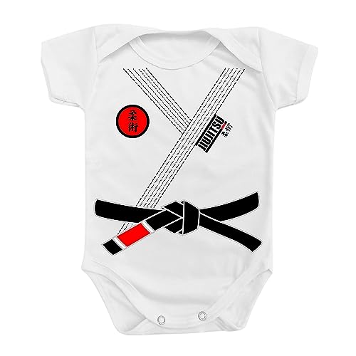 Body Roupa para Bebê Kimono Jiujtsu Menino Menina COR:BRANCA;TAMANHO:P