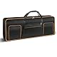Ruibo Keyboardtasche 61 Tasten, Gigbag 600D Oxford-Stoff mit 10 mm Baumwollpolstertasche,Tragbar, Langlebig, Wasserdicht, 101,6 x 40,6 x 15,2 cm, Schwarz + Orange