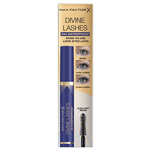 Max Factor Divine Lashes - Máscara de pestañas, tono 001 negro - imagen 2