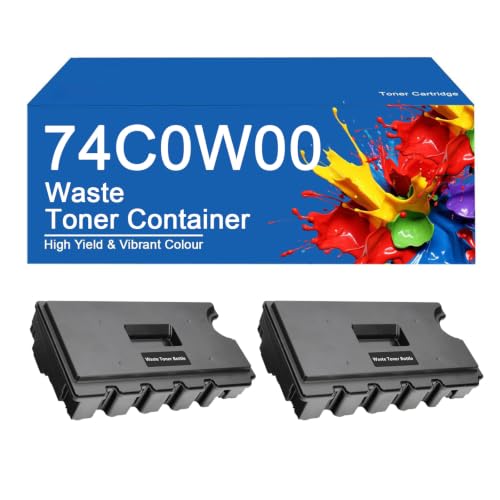 Botella de tóner residual 74C0W00 recambio seguro impresoras Lexmark CX725de