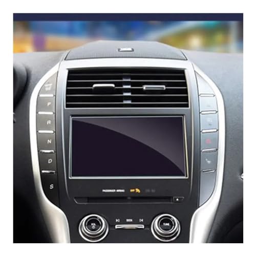 Protecteur d'écran navigation anti-traces et anti-choc en verre pour Lincoln MKC MKX 16-17