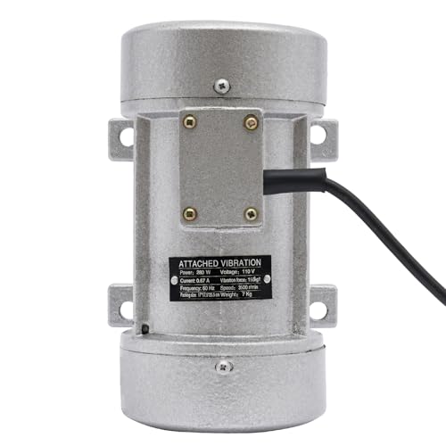 Concrete Vibrator Motor, 110V 280W Industrial Concrete Cement Vibrator Motor Table Vibrating Machine
