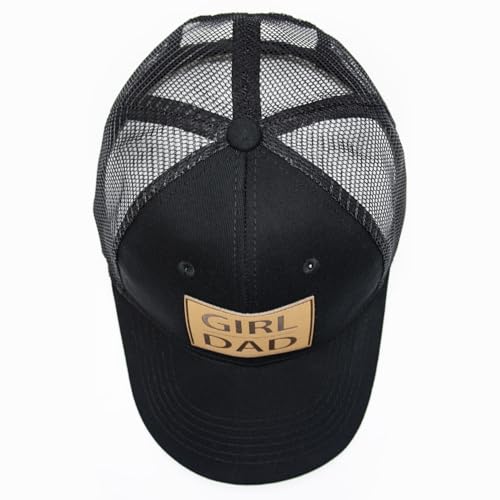 Image of Girl Daddy Hat for Men Fathers Day Birthday Gifts for Papa from Daughter New Dad Gifts for Men Black