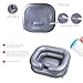Inflatable Shampoo Basin for Bedridden and Disabled,Portable Shampoo Bowl for Injured, Hair Washing Basin for Childred,Pregnant Woman,Easy Hair Washing at Home (Silvery)