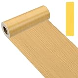 Aplicación: ¡Mejora Tus Reparaciones Con Cinta De Textura De Madera Realista! Esta Cinta De Reparación Con Textura De Madera Es Versátil, Diseñada Para Cubrir Marcas, Muescas E Imperfecciones Y Mejorar Texturas De Madera En Muebles, Puertas, Paredes, Gabinetes, Estantes, Escritorios, Suelo, Zócalos Y Más