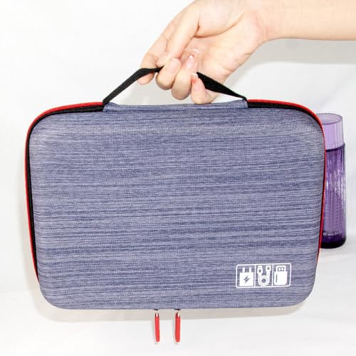 Bolsa de protección EVA gris azulado para discos duros con diseño reforzado 7