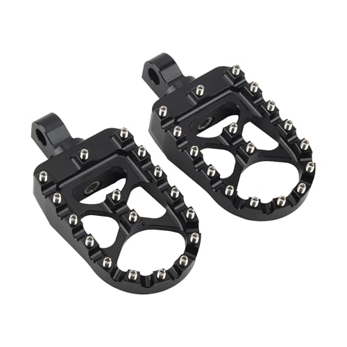 Repose-pieds larges CNC pour moto pour corriger la glisse