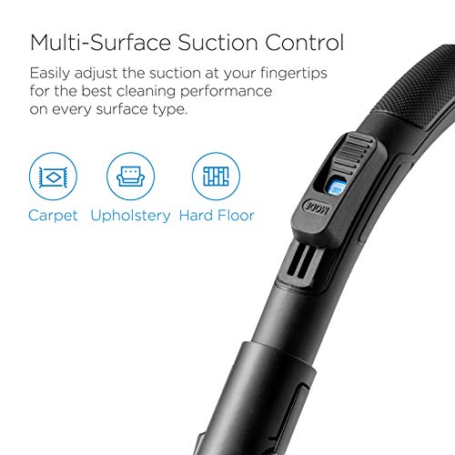 EUREKA Bagless Canister Vacuum Cleaner, Lightweight Vac for Carpets and Hard Floors, w/Filter, Blue 6 EUREKA Bagless Canister Vacuum Cleaner, Lightweight Vac for Carpets and Hard Floors, w/Filter, Blue - Image 4