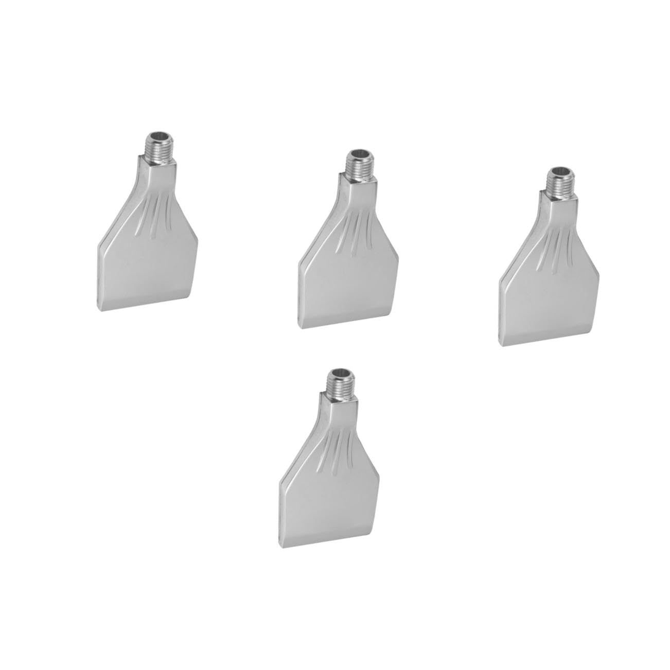 4 Pz Ugelli Soffianti in Lega di Alluminio Argento per Auto e Accessori per Vasca da Bagno e Asciugatrice