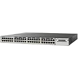 Cisco Catalyst 3750X-48T-S Layer 3 Switch - 48 Ports - Manageable - 48 x RJ-45 - Stack Port - 1 x Expansion Slots - 10/100/1000Base-T - Rack-mountable - WS-C3750X-48T-S