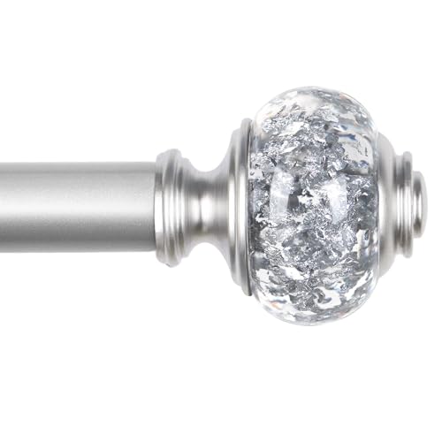 Curtain Rod 32 to 58 Inches (2.6-4.8ft), USFOOK 7/8 inch