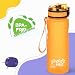 schmatzfatz Trinkflasche Kinder Auslaufsicher 0,5L, Sport Trinkflasche Schule zum Wandern & Fitnessstudio, Geschmacksneutrale Wasserflasche 500ml, Trinkflasche mit Fruchteinsatz, BPA-Frei