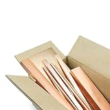 Copper Protobox 20 lb - Assorted Shapes – Pure Copper Sheets, Rods, Plates, Stock Tube, Pellets for Crafts, Jewelry, and Scrap Metal, Random Copper Pieces for DIY and Industrial Projects