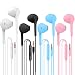 Produktbild In-Ear-Kopfhörer mit starker Bass, geräuschisolierend, verhedderungsfrei, Kopfhörer mit Fernbedienung und Mikrofon, für iOS und Android, Laptops, Gaming