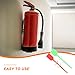 OSALADI 200pcs Fire Extinguisher Pull Pins Seals Plastic Fire Extinguisher Lock Pin Replacement Latch Fire Extinguisher Safety Pin Fire Fighter Tools Equipment Accessories Supplies