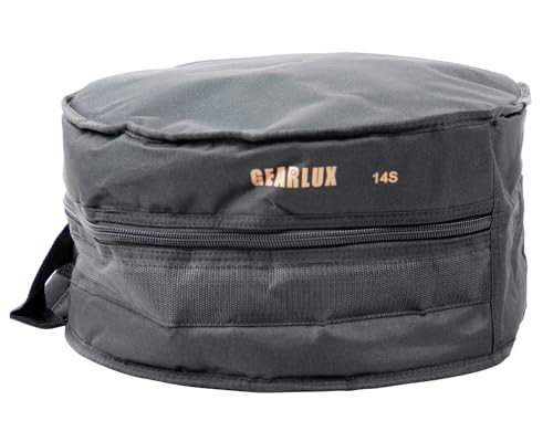 Gearlux 5-Piece Drum Bag Set for 10\" Tom, 12\" Tom, 14\" Tom, 14\" Snare, and 20\" Bass - Thumbnail 6