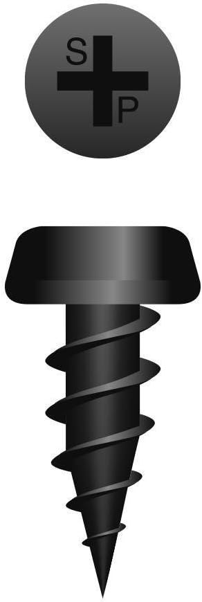 (10000) 7x7/16 Phillips Pan Head Black Phosphate Coated Framing Screw #137999