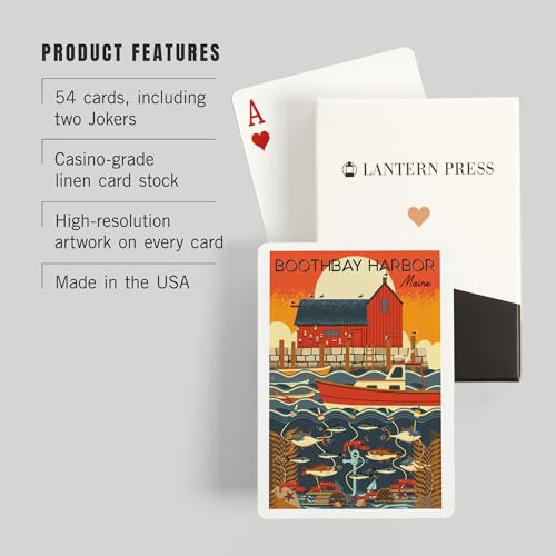 52 Cartas de Poker Boothbay Harbor, Maine miniatura 3