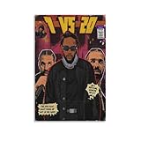 aizhimi Kendrick Lamar Poster Comic-Buch Musik-Poster für 