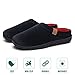 SaDuck Mens Slippers with Arch Support, Comfort Two-Tone Slippers for Men, Breathable House Slippers with Memory Foam, Slip-on Indoor/Outdoor House Shoes Black 13-14