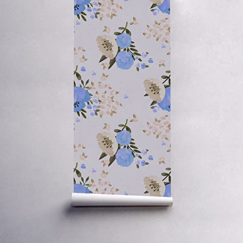 Papier peint coquelicots 250x250cm pour relooker meubles et murs - 5