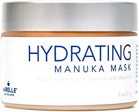 Airelle Anti-Aging Hydrating Manuka Honey Face Mask | Rejuvenate and Soothe Dry Skin | Helps Improve Wrinkles, Uneven Skin Tone | Dermatologist Recommended | Natural Ingredients | 2 Ounce