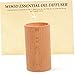 Healifty Wooden Essential Oil Diffuser Aromatherapy Fragrance Diffuser for Home Car Office Portable Cylindrical Beech Wood Decor Release for Bedroom Yoga Beauty Salon