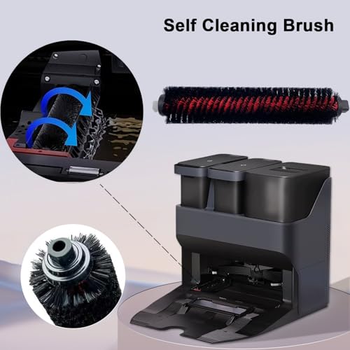 BaBuzom Ersatzteile Zubehör für Roborock S7 MaxV Ultra /S7 Pro Ultra /S7 Max Ultra Staubsauger, 1 Hauptbürste, 1 Selbstreinigende Bürste, 6 Staubbeutel, 4 Filter, 4 Wischtücher, 4 Seitenbürsten