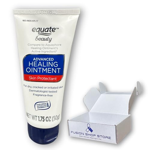 Moisturizer for Dry Cracked or Irritated Skin- Fragrance Free Ointment, 1.75 oz, Boxed By Fusion Shop Store