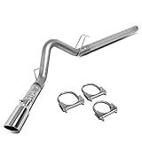 DNA MOTORING CBE-F250-004 Stainless Steel Axle Back Exhaust System [Compatible with 08-10 Ford F-250 F-350 F-450 Super Duty 6.4L Turbo Diesel]