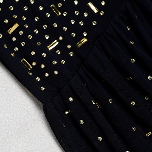 Image of PORRCEY Sexy Elegant Rhinestone Party Club Night Formal Dress for Women