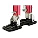 Drywall Stilts - 18-30-inch Aluminum Spring Loaded Stilts with A Locking Heel Strap for Construction, Painting, and Finishing by Pentagon Tools (Red)