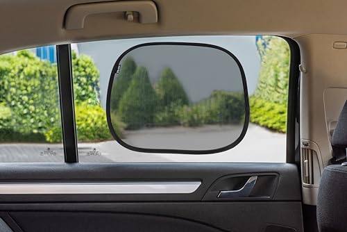 Static Car Sunshade 2pcs, Black - Image 4
