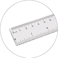 Vista 3 de NUOBESTY 16 reglas de plástico transparente rectas, regla de dibujo, herramienta de medición de dibujo, suministros escolares para estudiantes