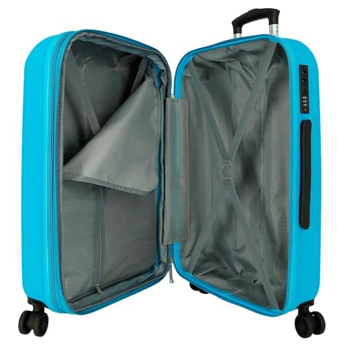 Set de valises Roll Road Menorca vert turquoise rigide extensible