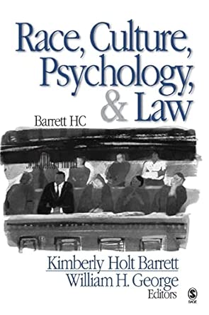 Race, Culture, Psychology, and Law book cover