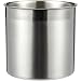 Utensil Holder - Cutlery Caddy Stainless Steel Cooking Utensil Holder for Kitchen Utensil Organizing and Storage, Silver, 5 x 5 Inches