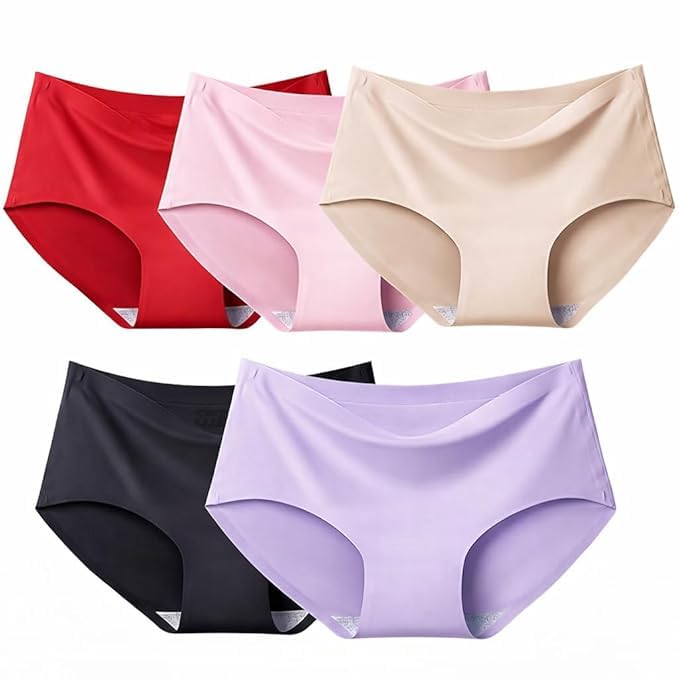 vtflair Women's Seamless Cotton Hipster Briefs, Soft and Comfortable, High Elasticity, Multicolour-picture-11