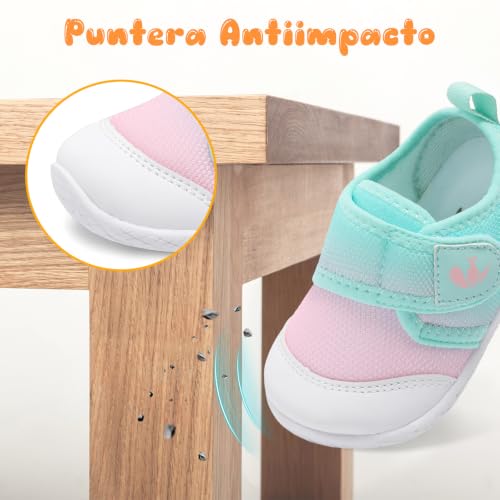 Image of FEETCITY Baby First Walking Shoes Boys Girls Infant Crib Shoes Breathable