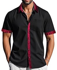 Black Burgundy Paisley