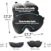 Elevate Series by Everlasting Comfort Lumbar Support Pillow for Office Chair - Memory Foam Back Cushion for Car Seat - Promotes Better Posture, Back Pain Relief - Ideal for Gaming and Desk Chairs