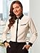 Allegra K Women's Button Down Shirts Long Sleeve Work Office Tops Collared Shirt Casual Chiffon Blouses 2026 Small Beige