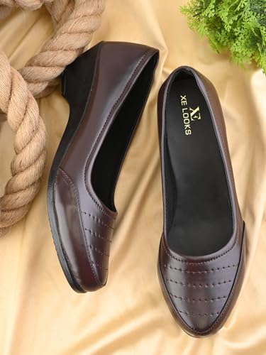 Image of XE Looks Soft Stylish Casual Comfortable Flat Bellies Shoes for Women Daily Use Wear Ladies Ballerinas Girls Footwear Ravishing Women Ballerinas