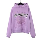 FDTURES 2024 Sp5de Pareja De Moda Masculina Y Femenina Estrella Sudadera Estampada con Capucha De Espuma-color14||S