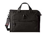 TUMI - Alpha 2 Slim Deluxe Portfolio Bag - Organizer Briefcase for Men and Women - Black