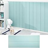 Genérico Cuero Sintético Panel de Pared Adhesivo Acolchado, D)